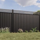 1.8 Contemporary Trellis - 4 Rail grey trellis