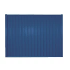 ColourFence Plain Blue Fence with Flat Caps