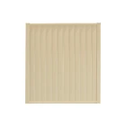 Storm Ready Maintenance Free ColourFence Standard Panel - Plain 1.8m/6ft high by 1.6m/5.24ft wide in Cream with Flat Caps