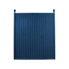 Storm Ready Maintenance Free ColourFence Standard Panel - Plain 1.8m/6ft high by 1.6m/5.24ft wide in Blue with Ball Caps.