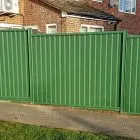 ColourFence Traditional Green Plain 2.