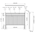 ColourFence_Fence_Lattice_Trellis_Ball_Caps_1.5x2.35M